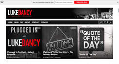 Desktop Screenshot of lukedancy.com